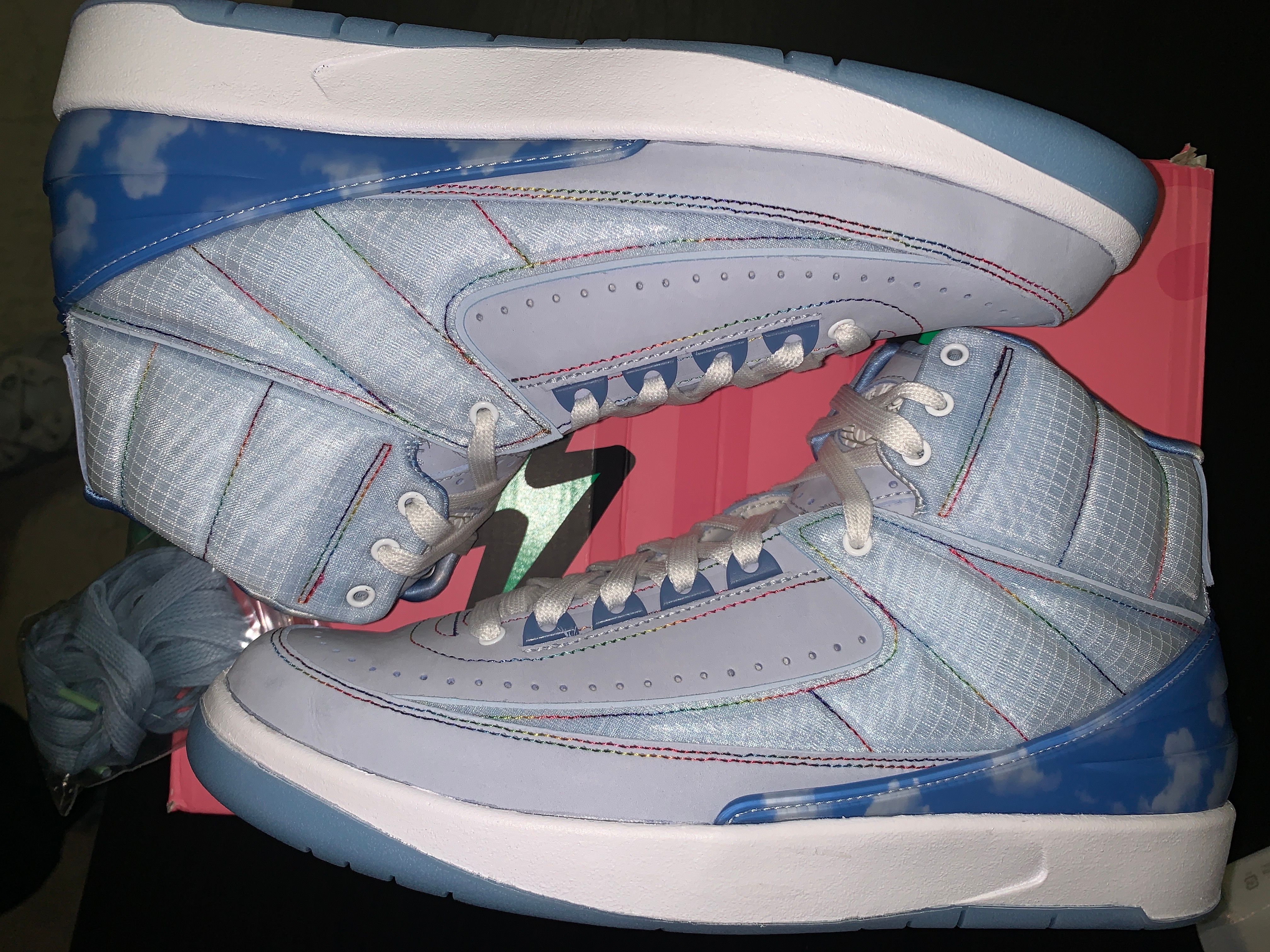 J Balvin × Nike Air Jordan 2 Retro SP "Celestine Blue/White/Multi Color"
