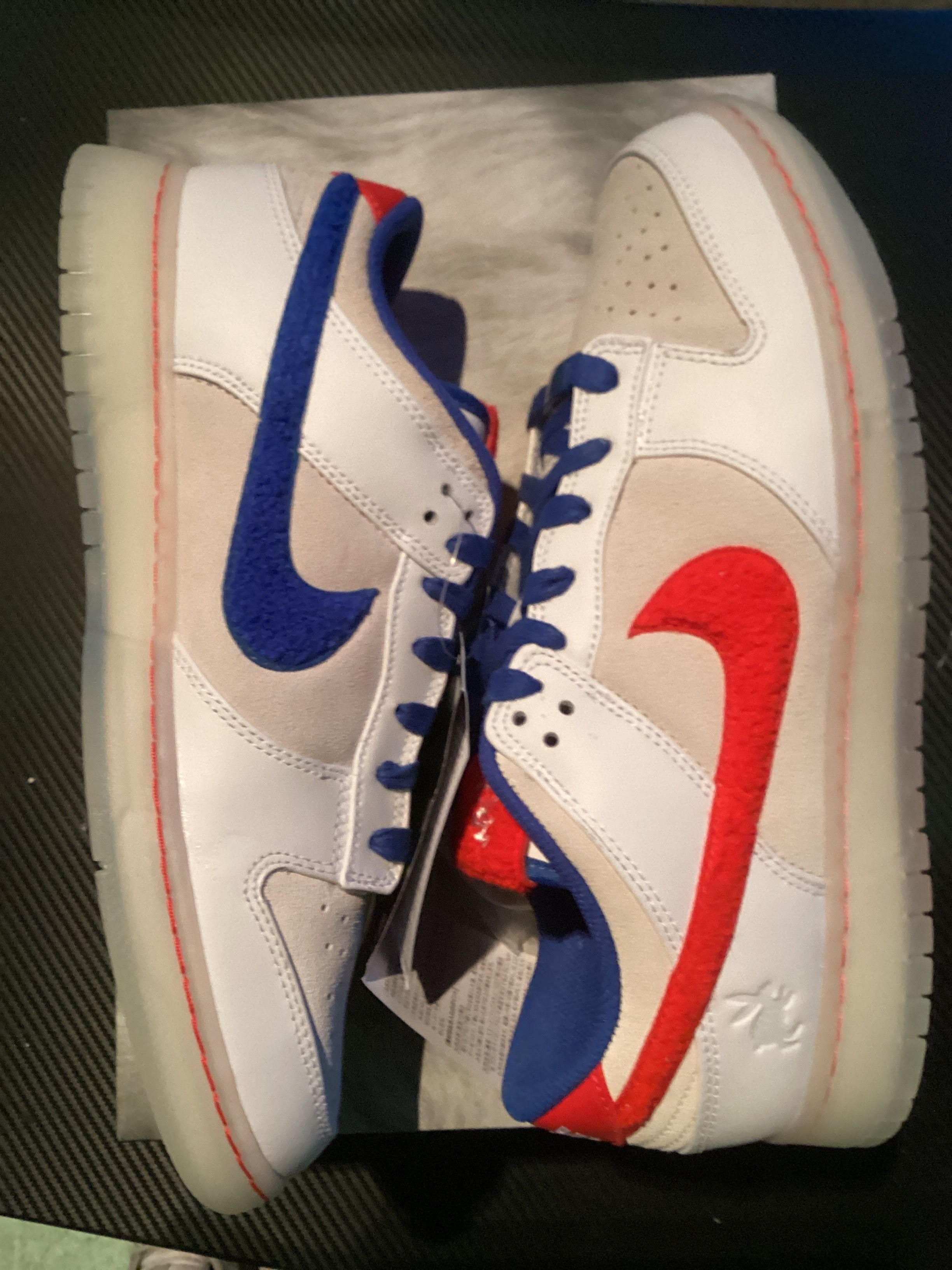 Nike Dunk Low Year of the Rabbit "White/Crimson-Varsity Royal"