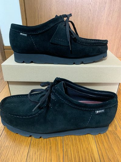 Clarks Wallabee GORE-TEX "Black Suede"