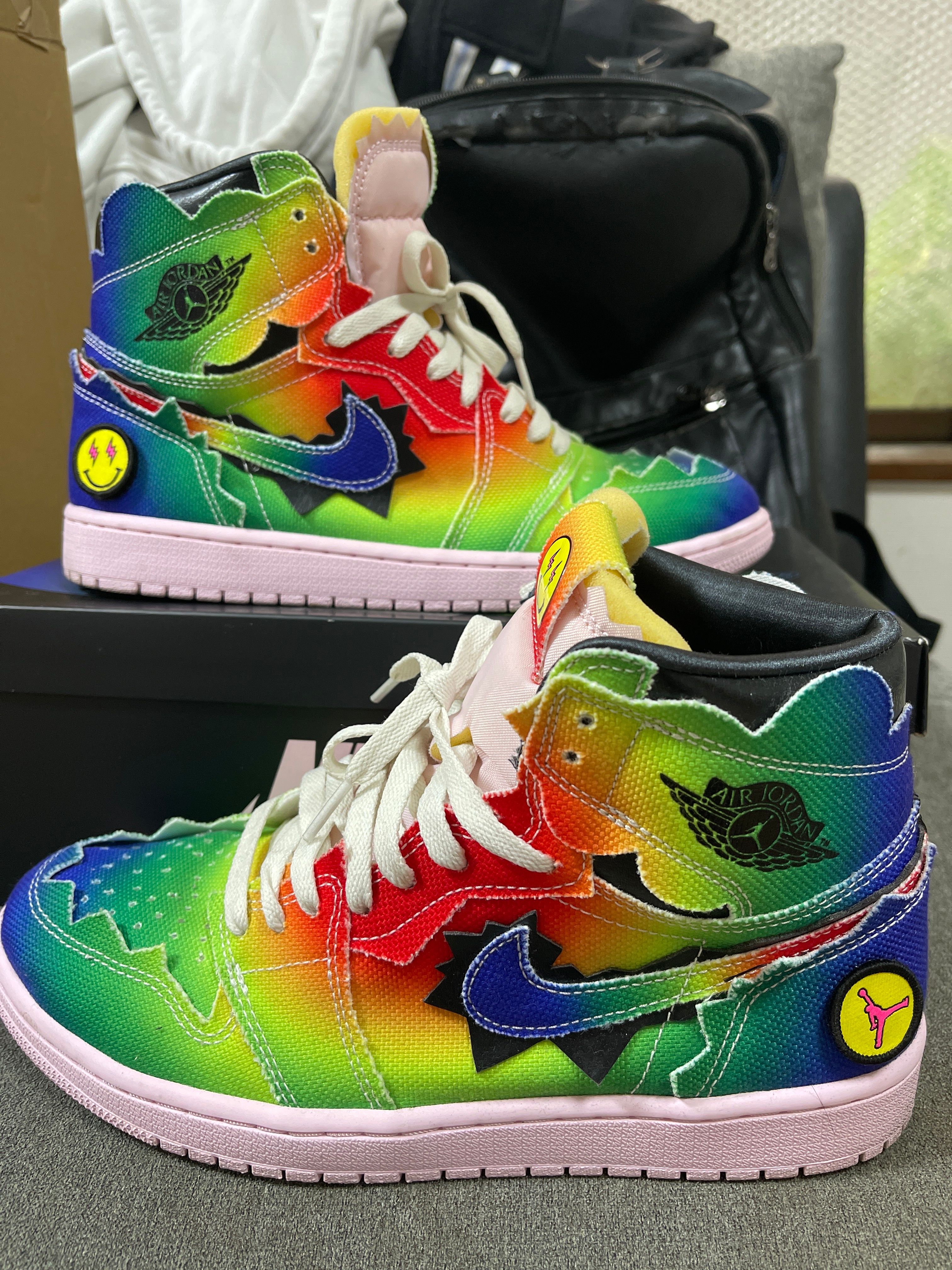 J Balvin × Nike Air Jordan 1 High OG "Rainbow"