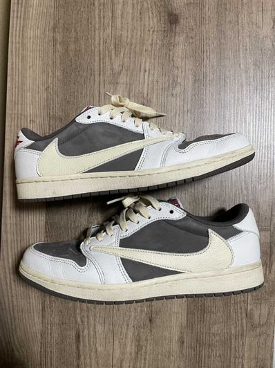 Travis Scott × Nike Air Jordan 1 Low OG SP "Reverse Mocha/Sail and Ridgerock"