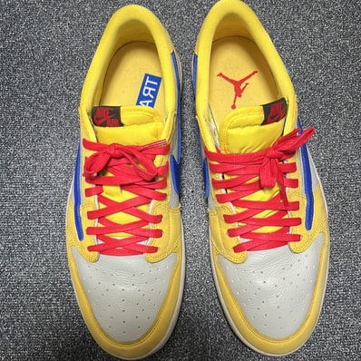 Travis Scott × Nike Women's Air Jordan 1 Retro Low OG "Canary"