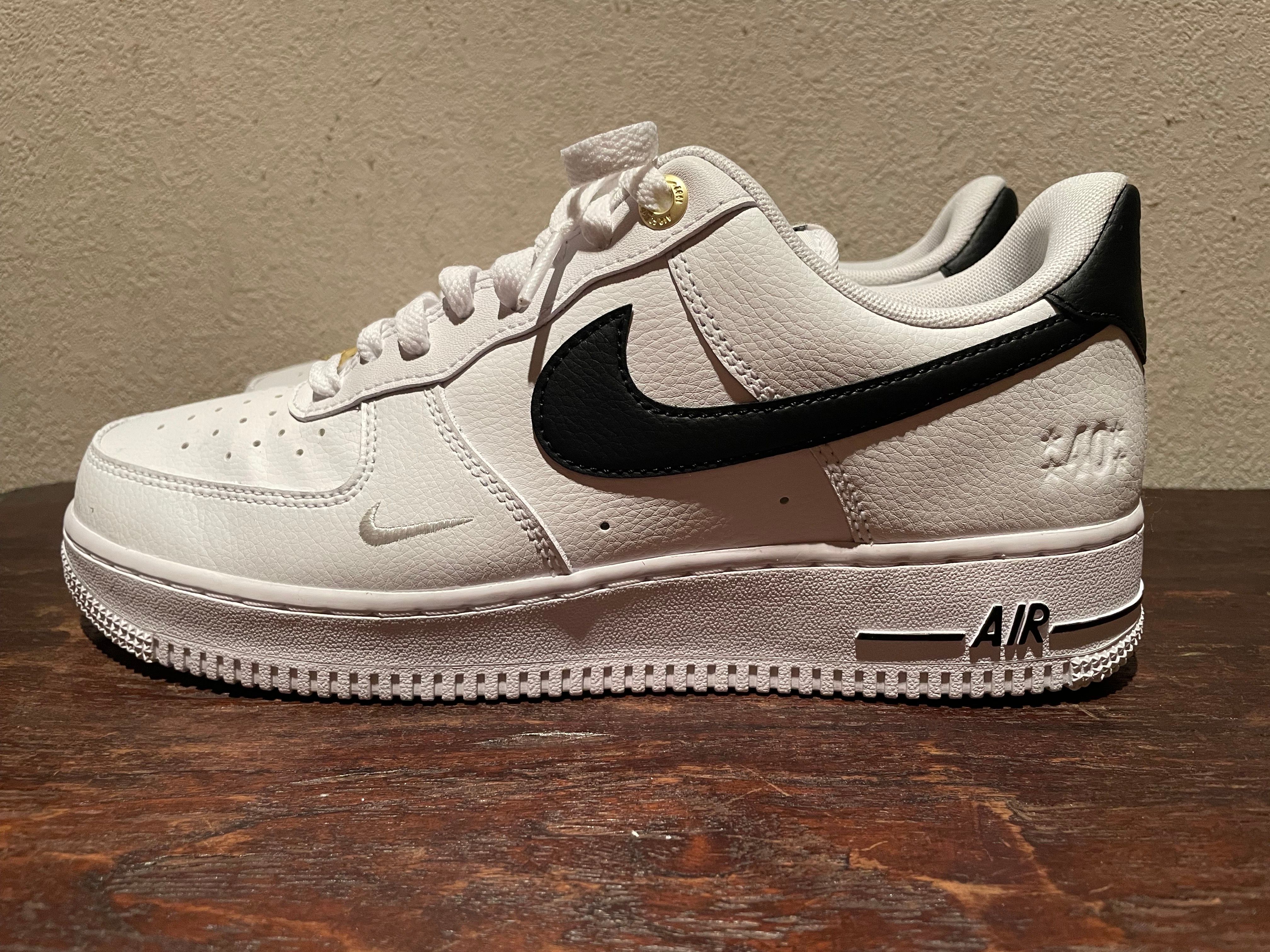 Nike Air Force 1 Low '07 LV8 40th Anniversary "Black/White-Metallic Gold"