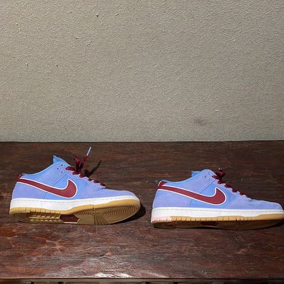Nike SB Dunk Low Pro "Philadelphia Phillies/Valor Blue and Team Maroon"