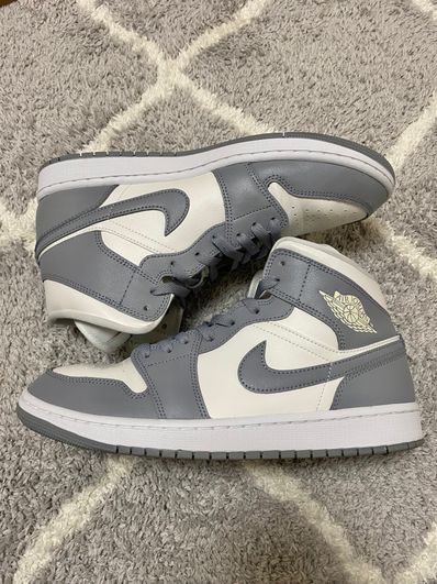 Nike Women's Air Jordan 1 Mid "Grey/Sail"