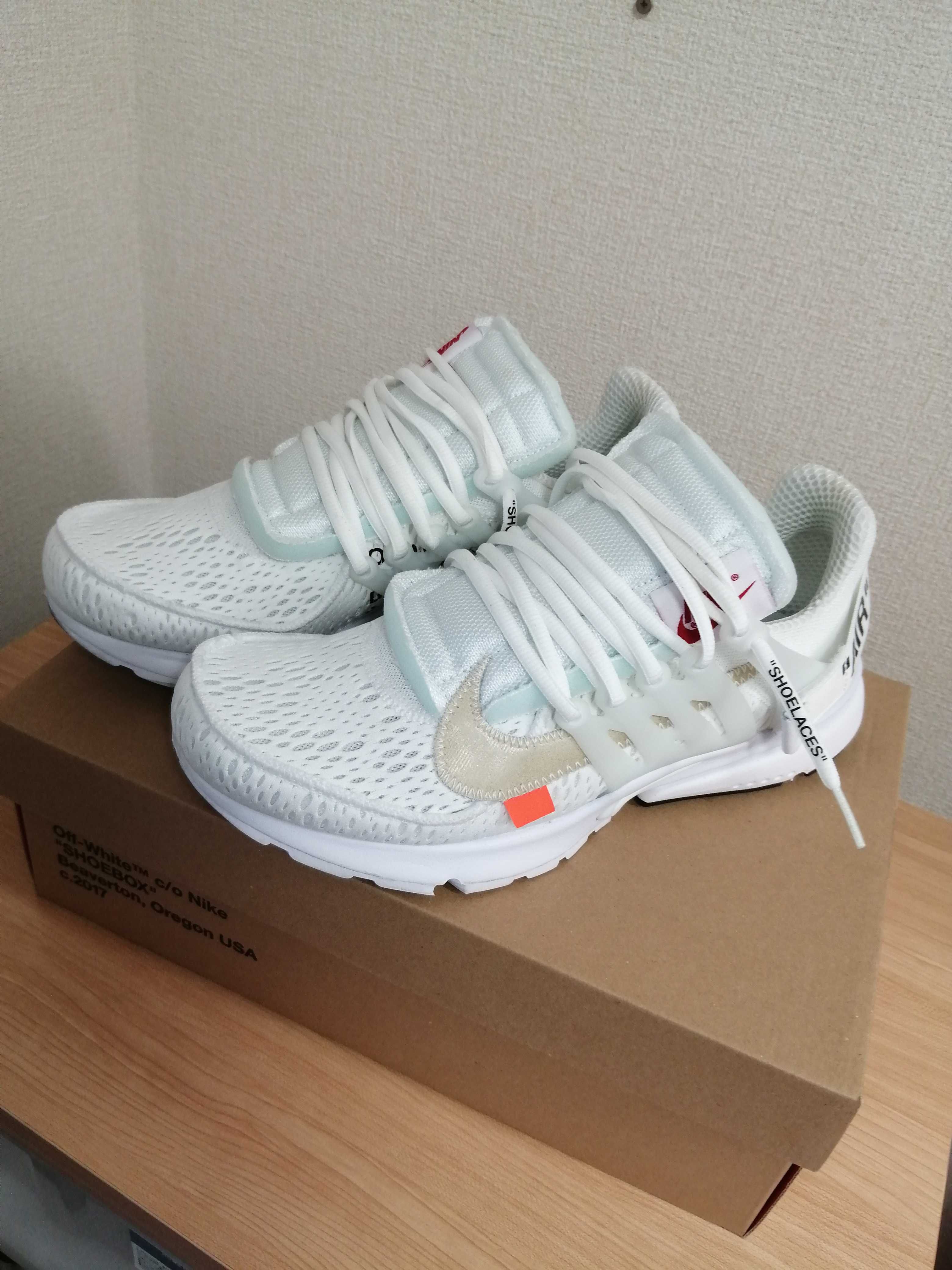 Off-White × Nike Air Presto "White/Black/Cone"