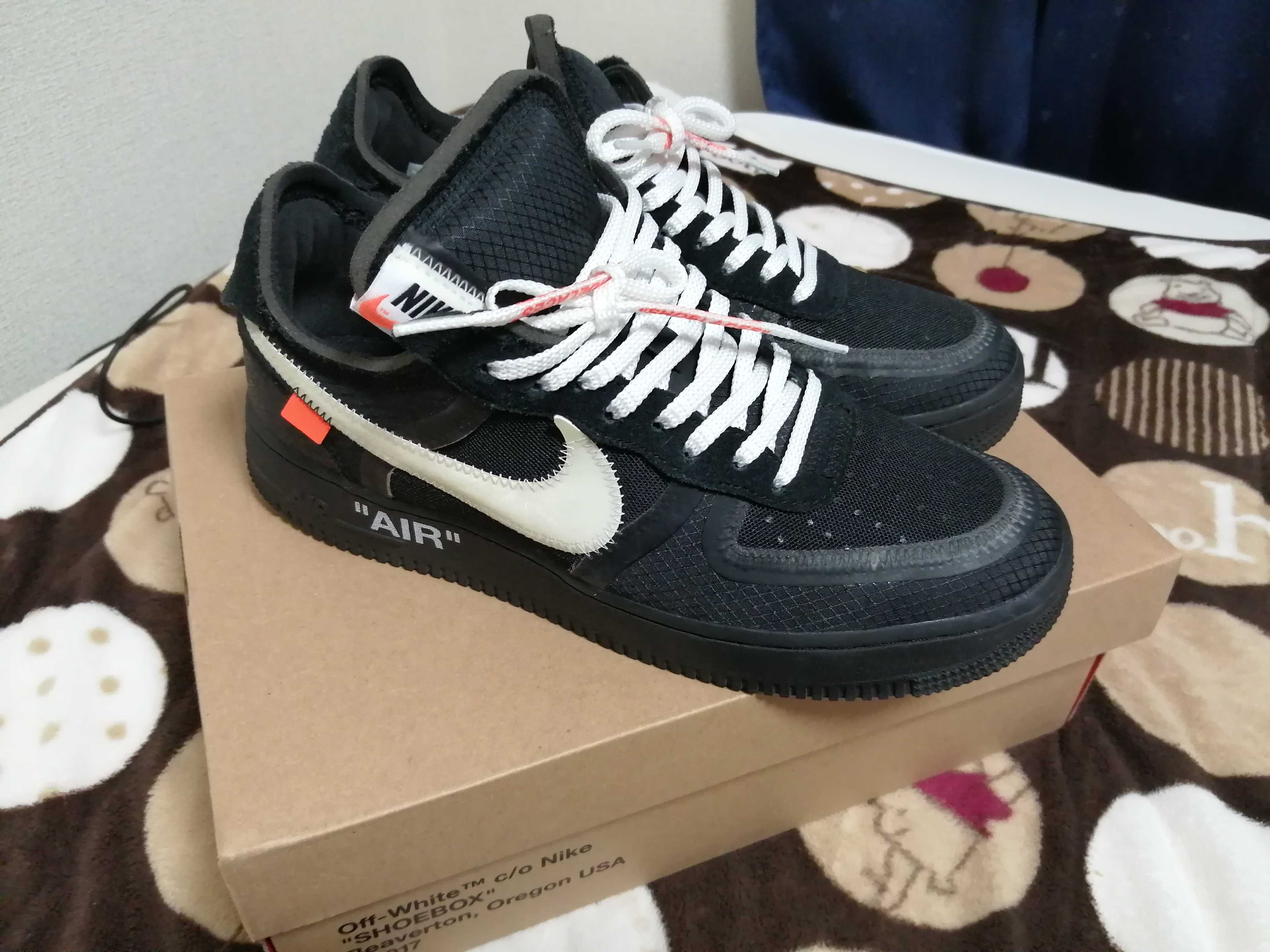 Off-White × Nike Air Force 1 Low "Black"