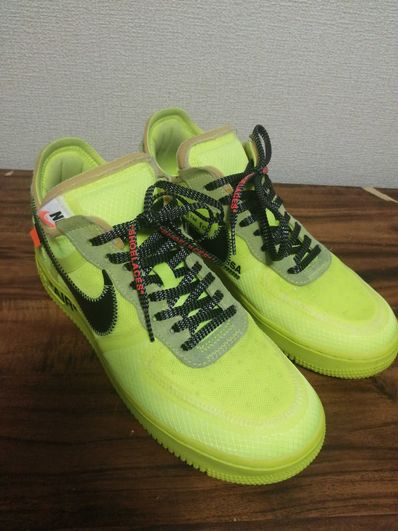 Off-White × Nike Air Force 1 Low "Volt"