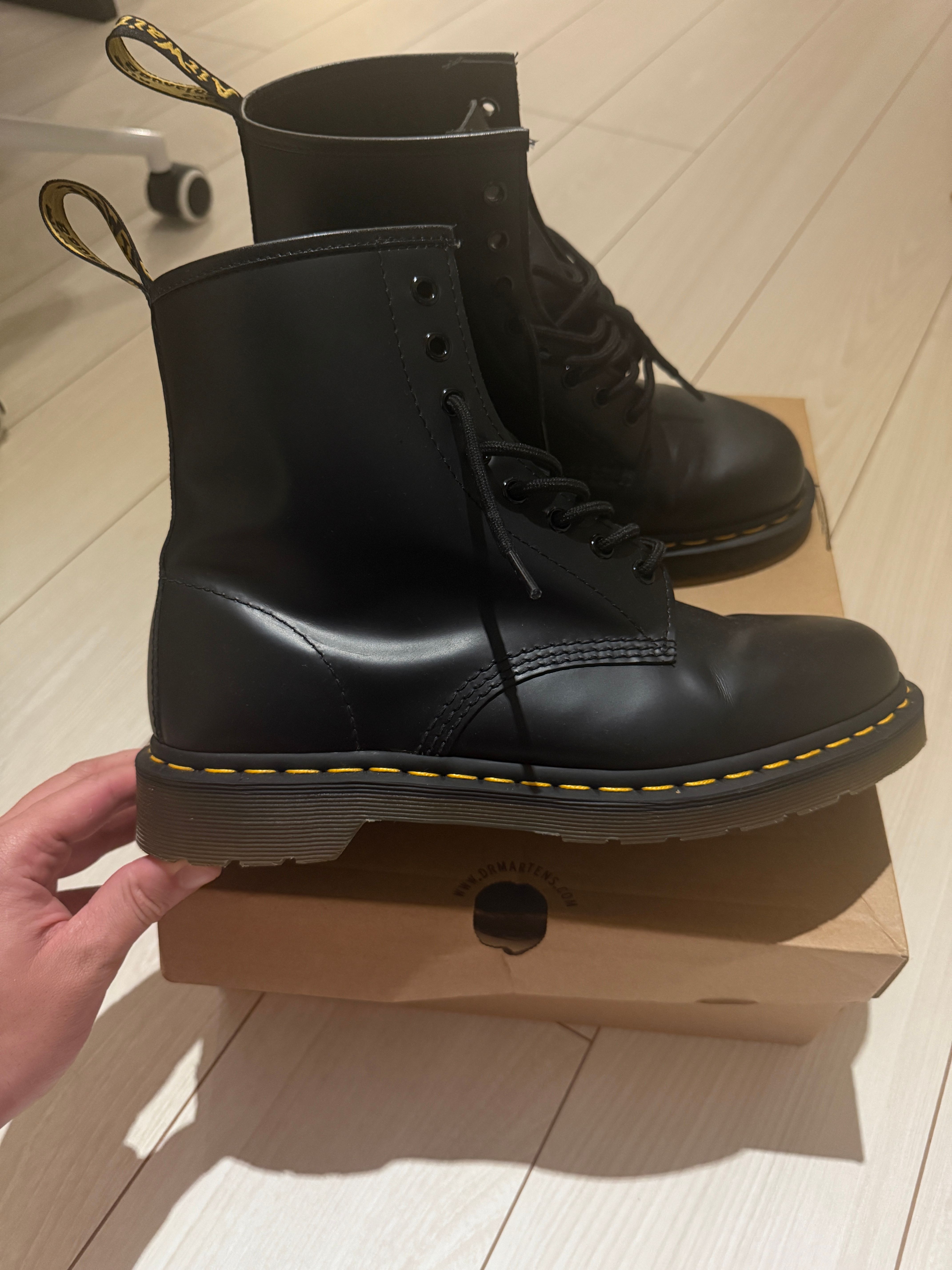 Dr.Martens 1460 MONO 8 Holes Boots "Black"