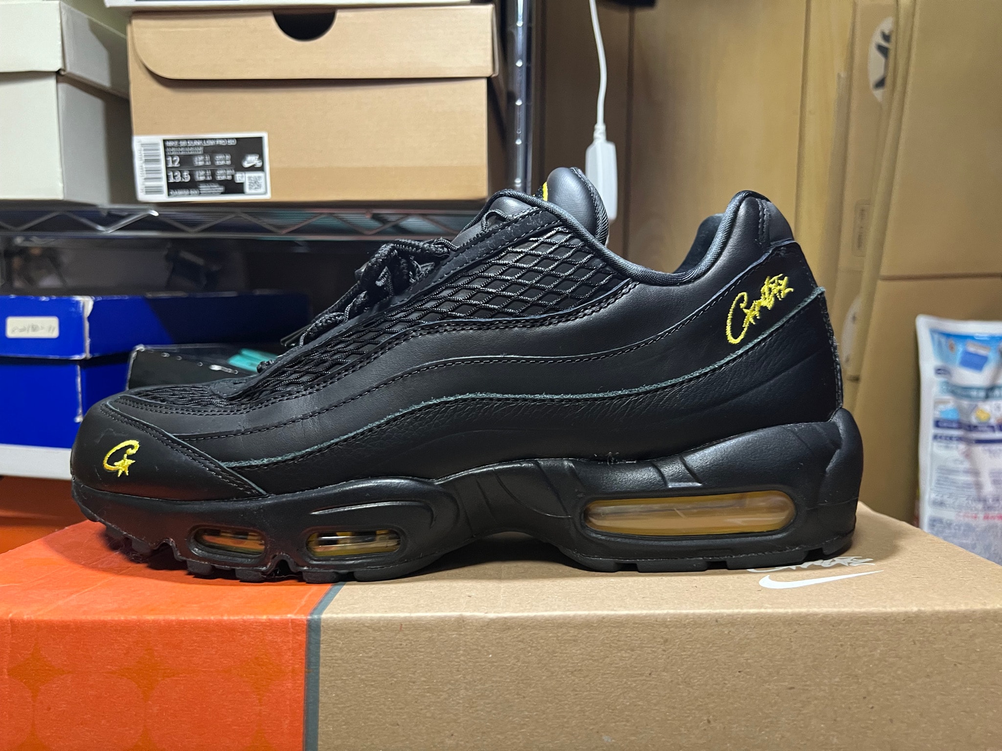 Corteiz × Nike Air Max 95 "Black and Tour Yellow"