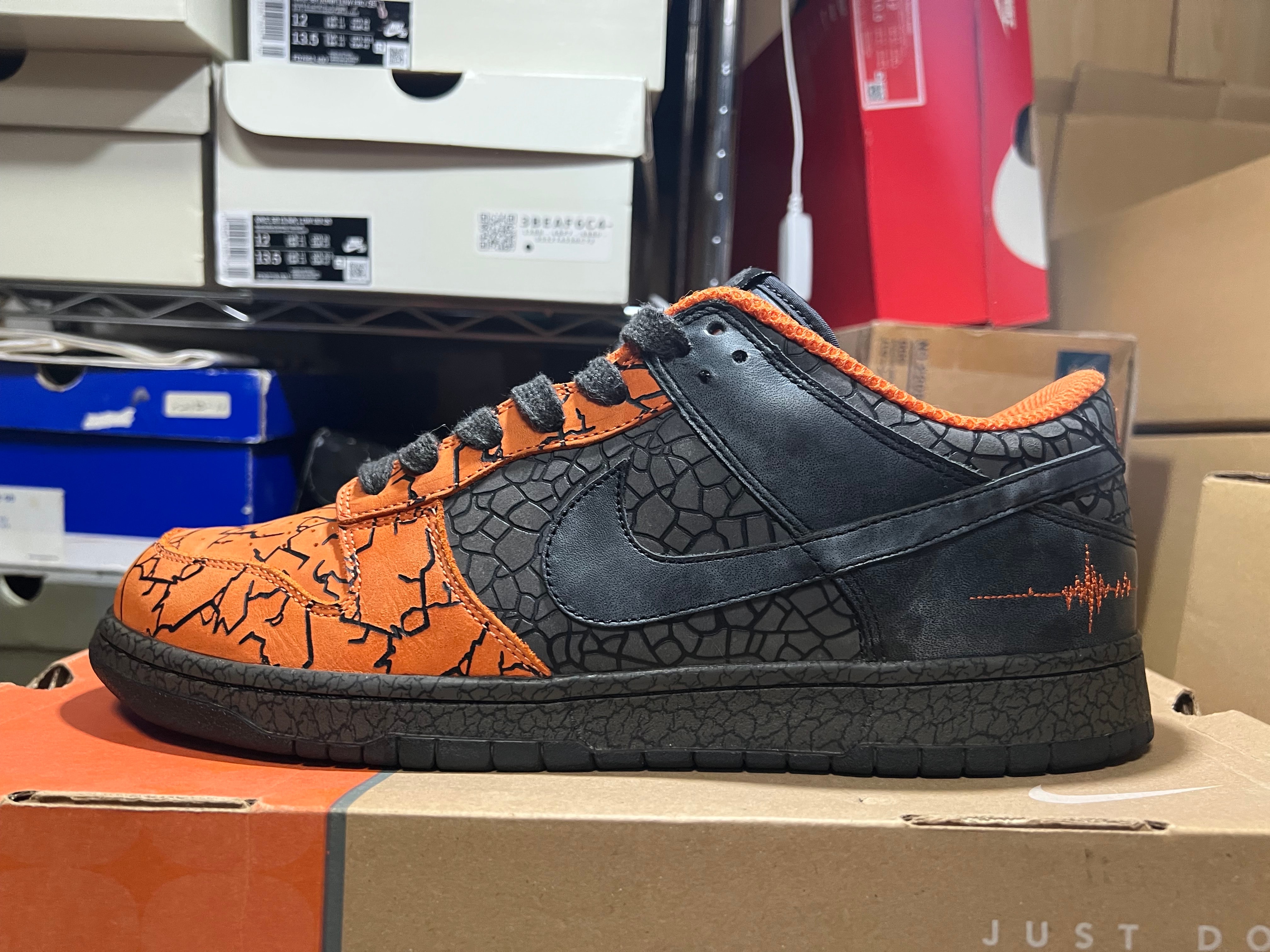 HUF × Nike Dunk Low Priority "Hufquake"