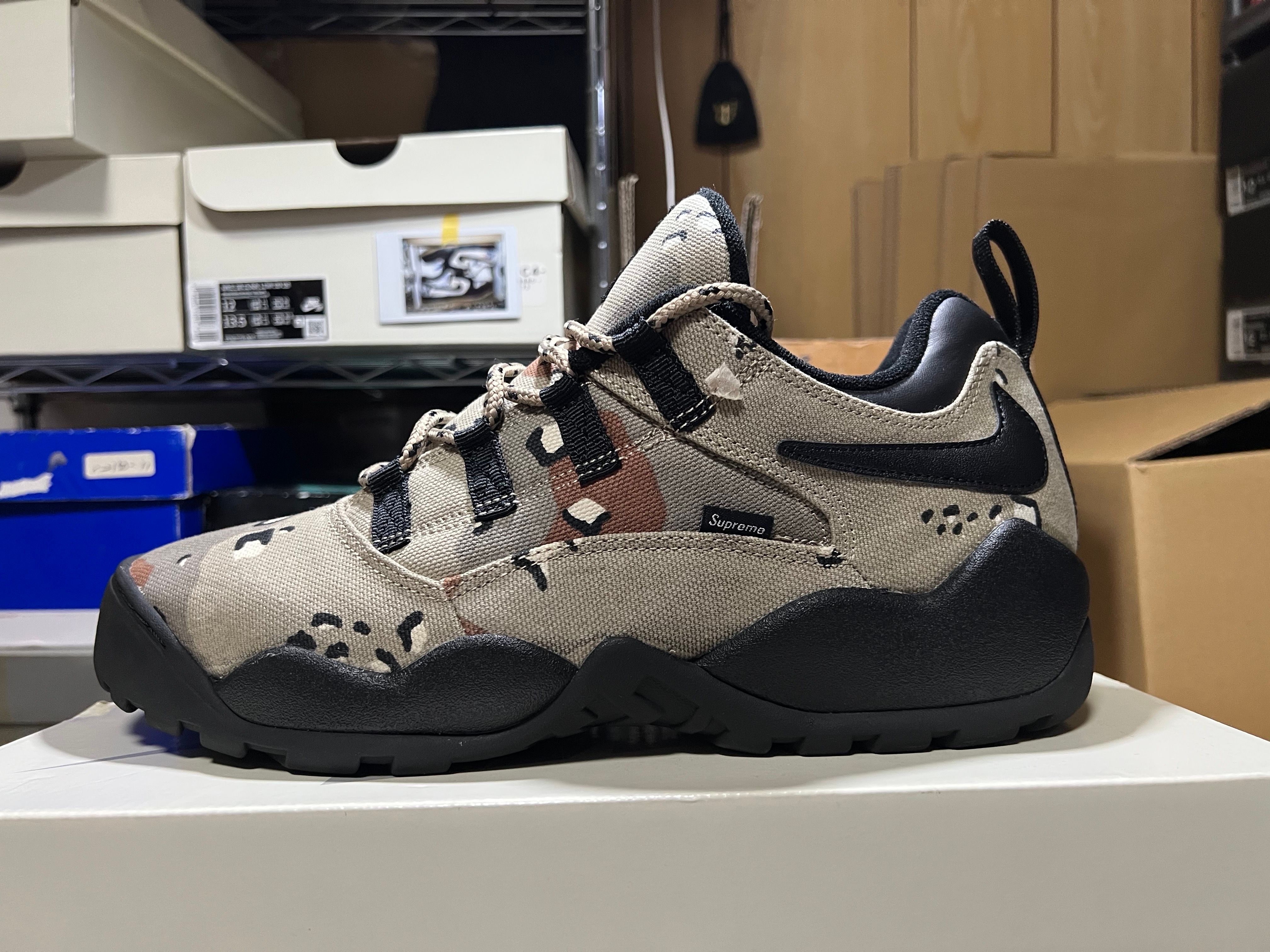 Supreme × Nike SB Darwin Low "Desert Camo"