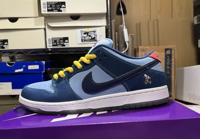 Why So Sad? × Nike SB Dunk Low "Coastal Blue/Speed Yellow-University Red"