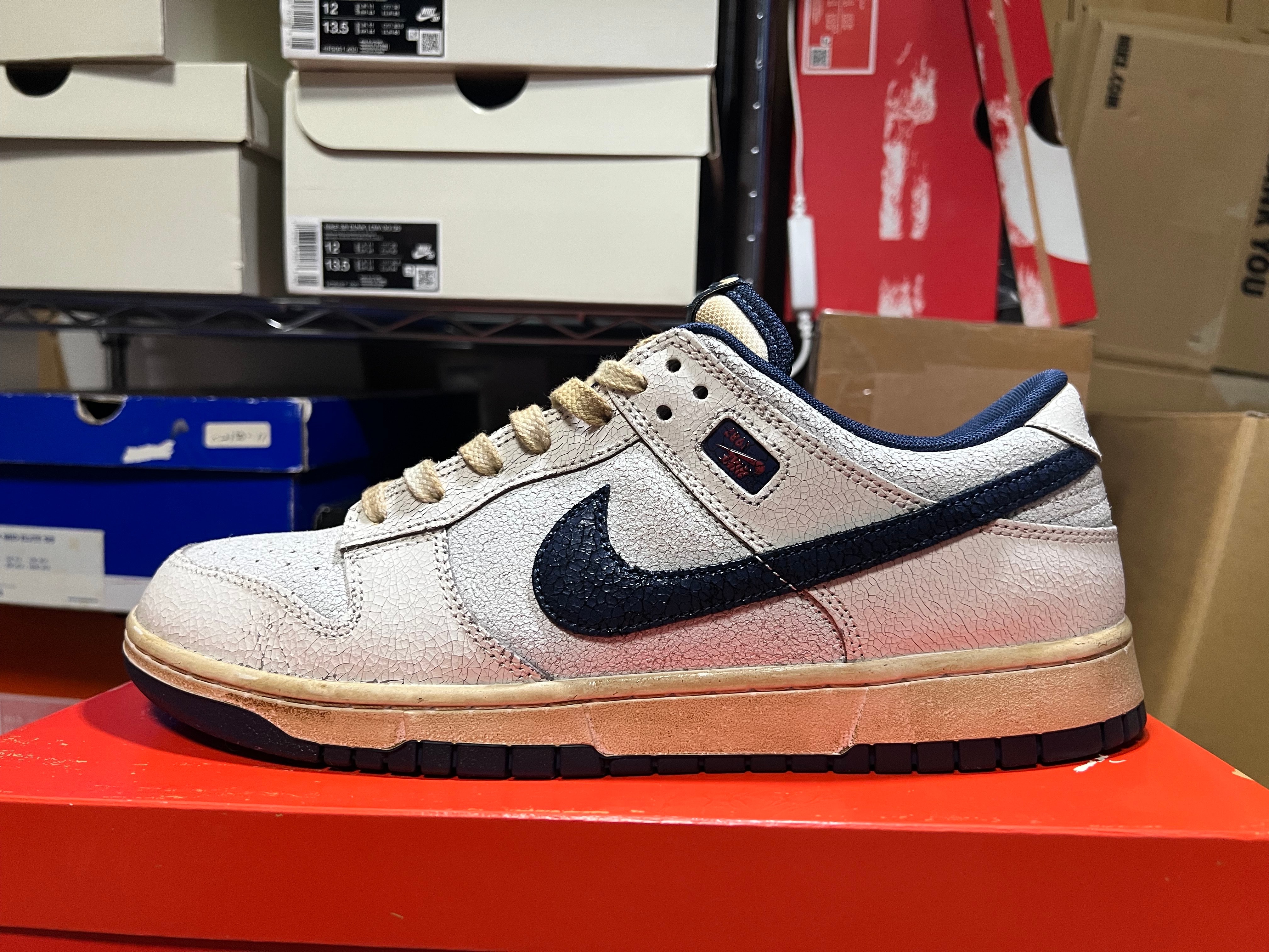 Stranger Things × Nike Dunk Low "Phantom/Midnight Navy"
