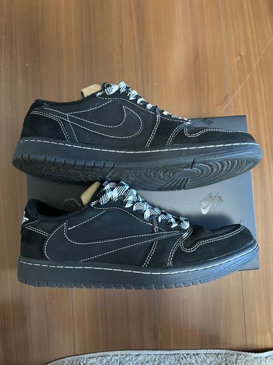Travis Scott × Nike Air Jordan 1 Low OG SP "Black Phantom"