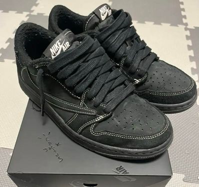 Travis Scott × Nike Air Jordan 1 Low OG SP "Black Phantom"