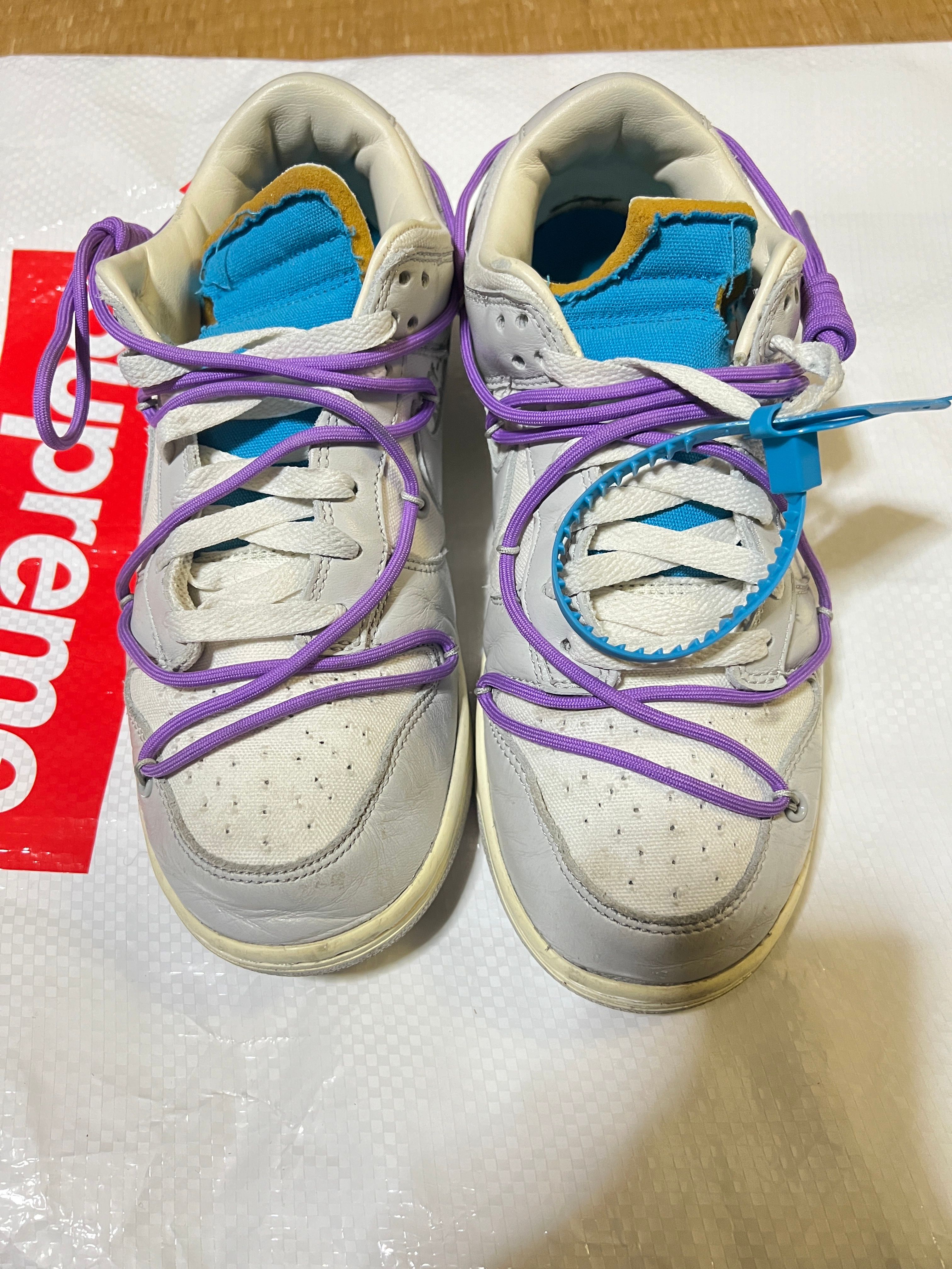 Off-White × Nike Dunk Low "Sail/Neutral Gray"