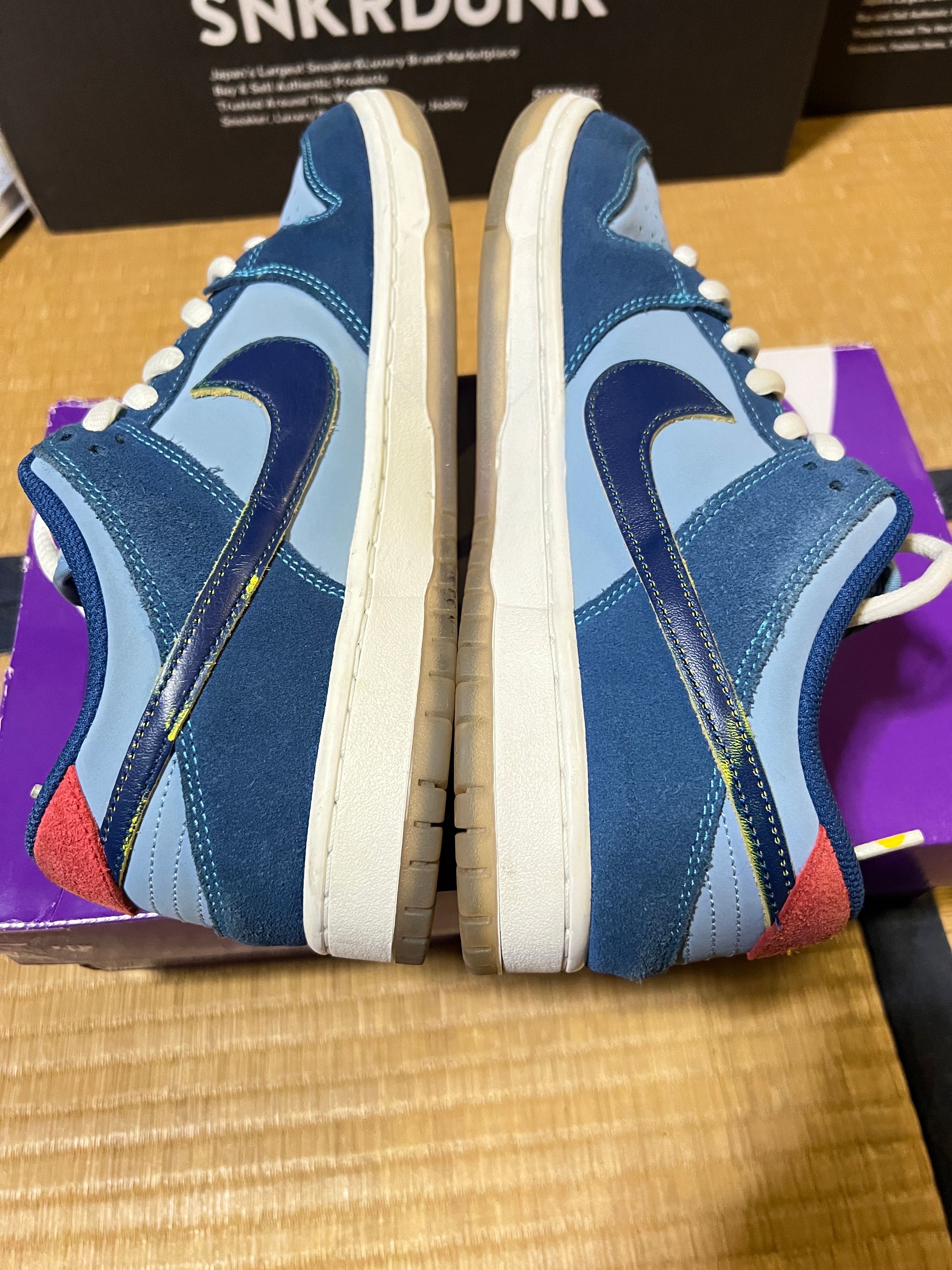 Why So Sad? × Nike SB Dunk Low "Coastal Blue/Speed Yellow-University Red"