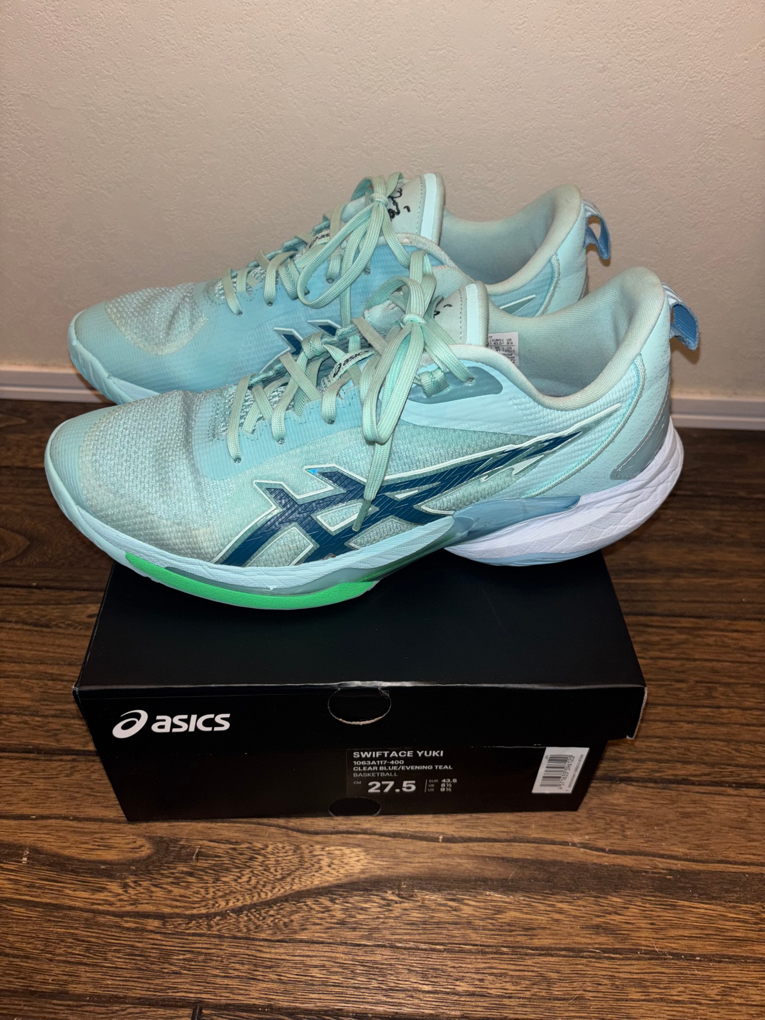 Asics Swiftace Yuki "Clear Blue/Evening Teal"