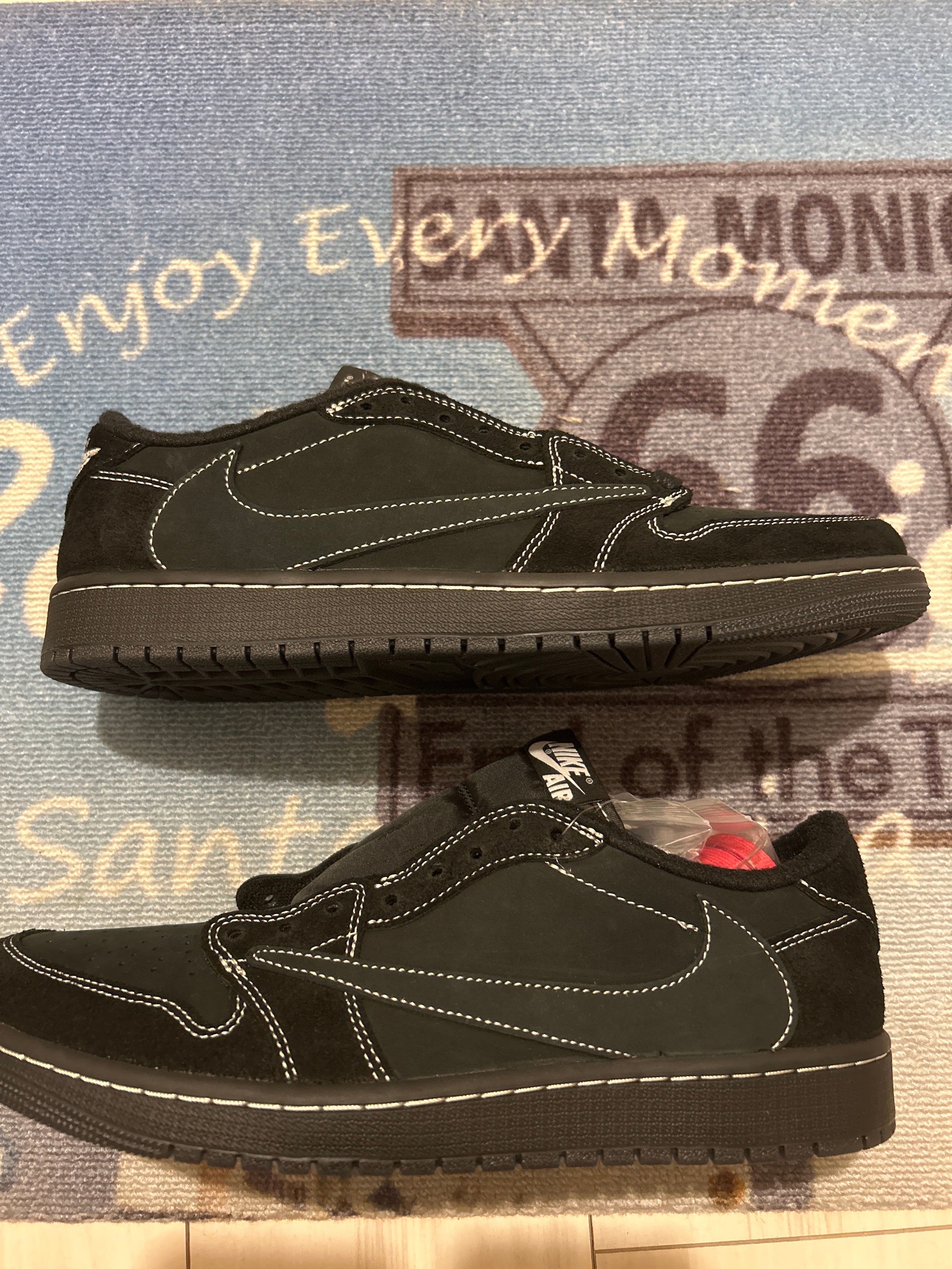 Travis Scott × Nike Air Jordan 1 Low OG SP "Black Phantom"