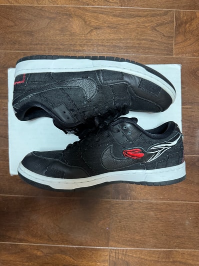 Wasted Youth × Nike SB Dunk Low "Black Denim" / VERDY