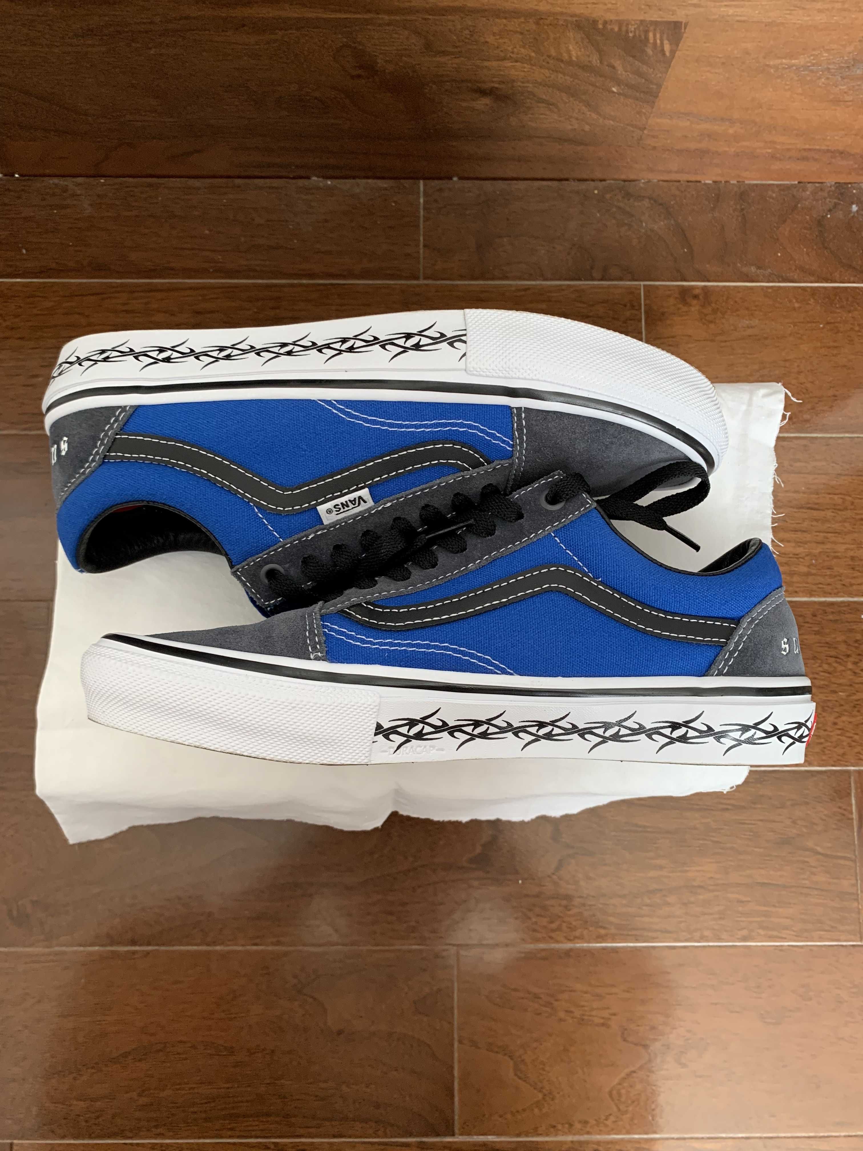 Supreme × Vans Old Skool "Blue"