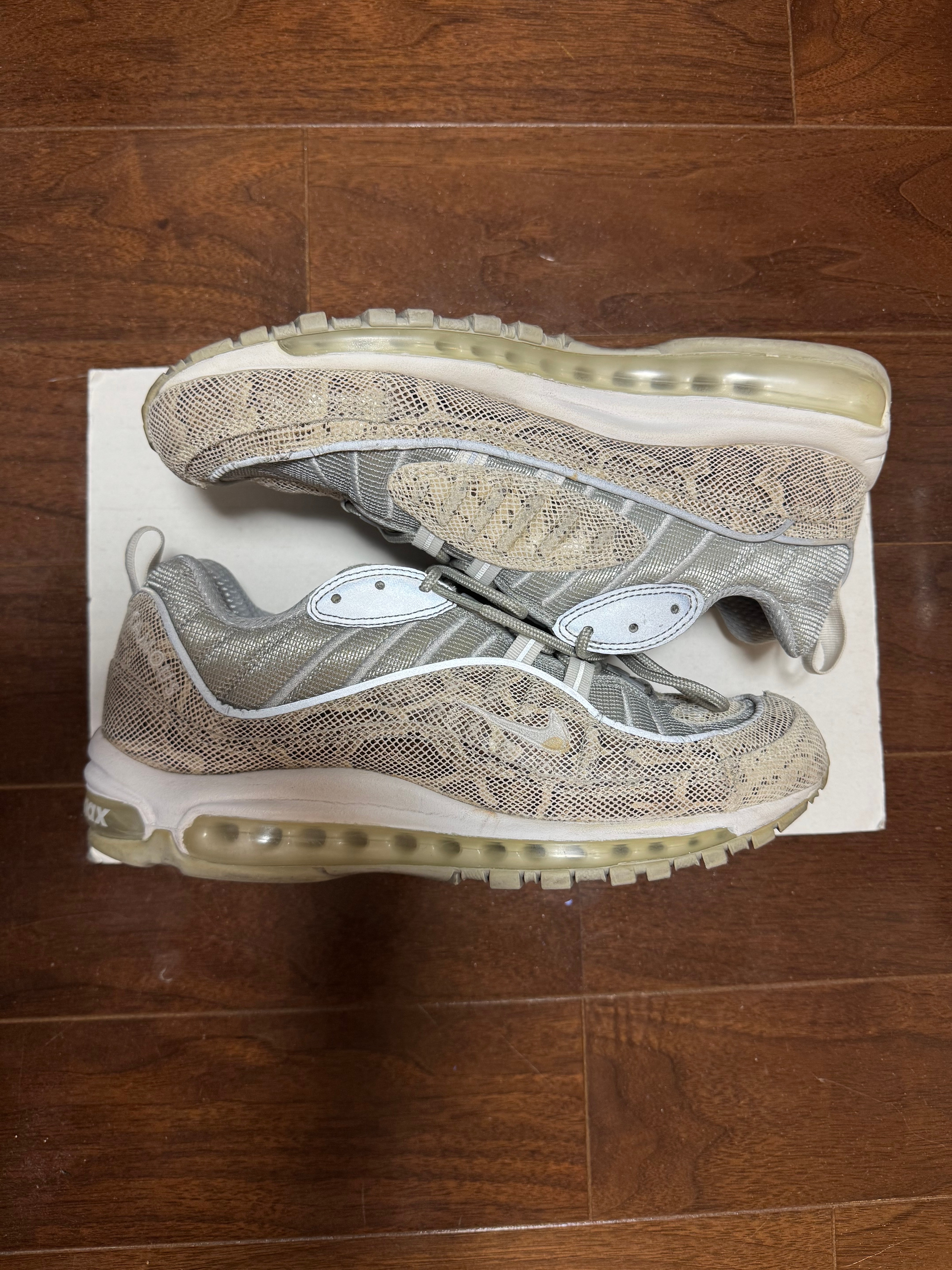 Supreme × Nike Air Max 98 "Snakeskin"