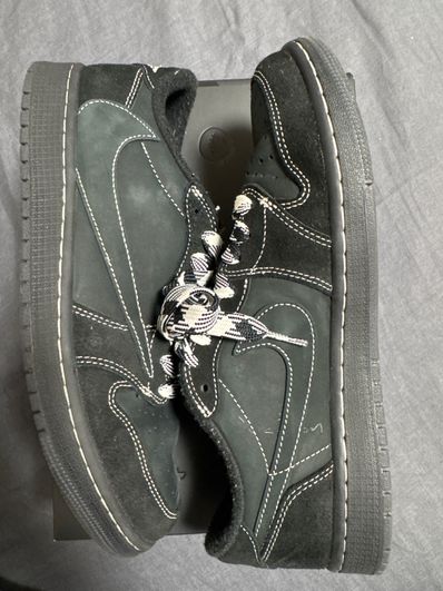 Travis Scott × Nike Air Jordan 1 Low OG SP "Black Phantom"