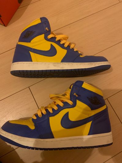 Nike Women's Air Jordan 1 High OG "Game Royal and Varsity Maize"