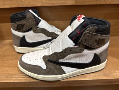 Travis Scott × Nike Air Jordan 1 Retro High OG TS SP "Sail/Dark Mocha"