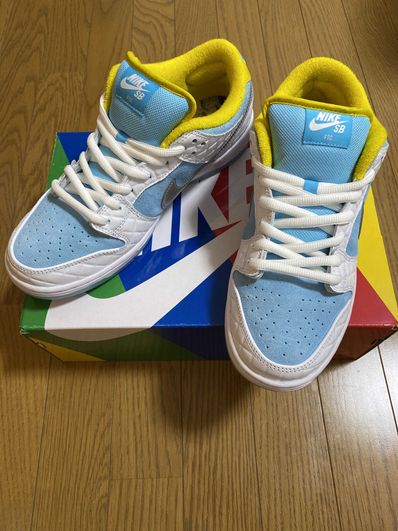 FTC × Nike SB Dunk Low "White/Blue"