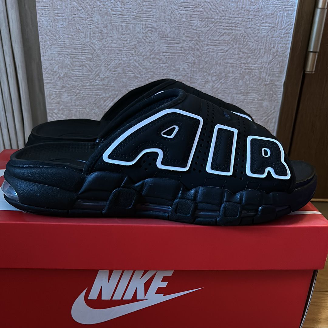 Nike Air More Uptempo Slide "Black" (DV2132-001/DV2137-001)