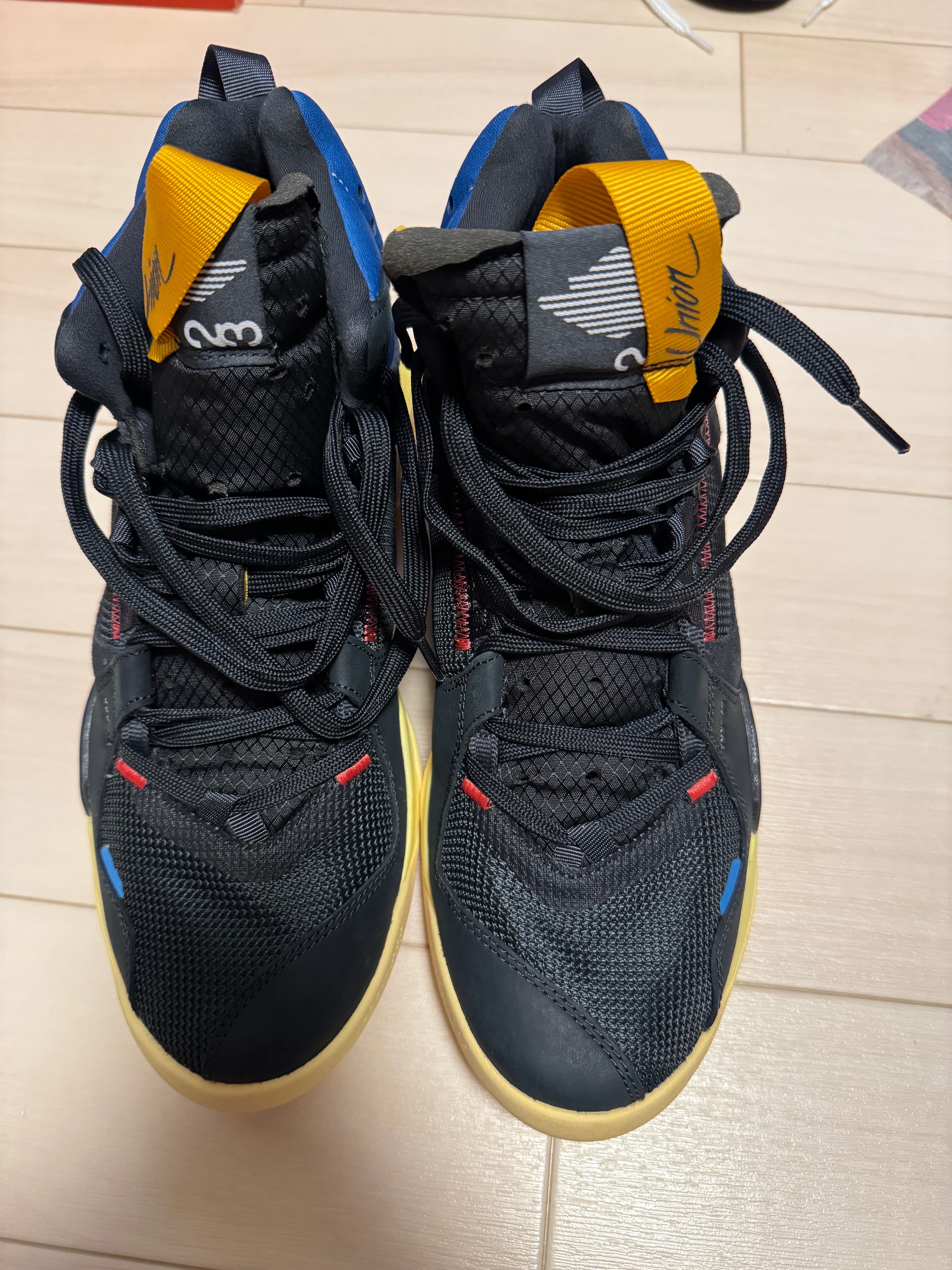 ユニオン × ナイキ ジョーダンデルタ ミッド "OFF NOIR"