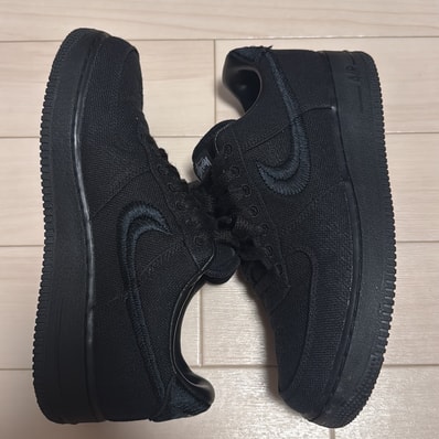 Stussy × Nike Air Force 1 Low "Triple Black"