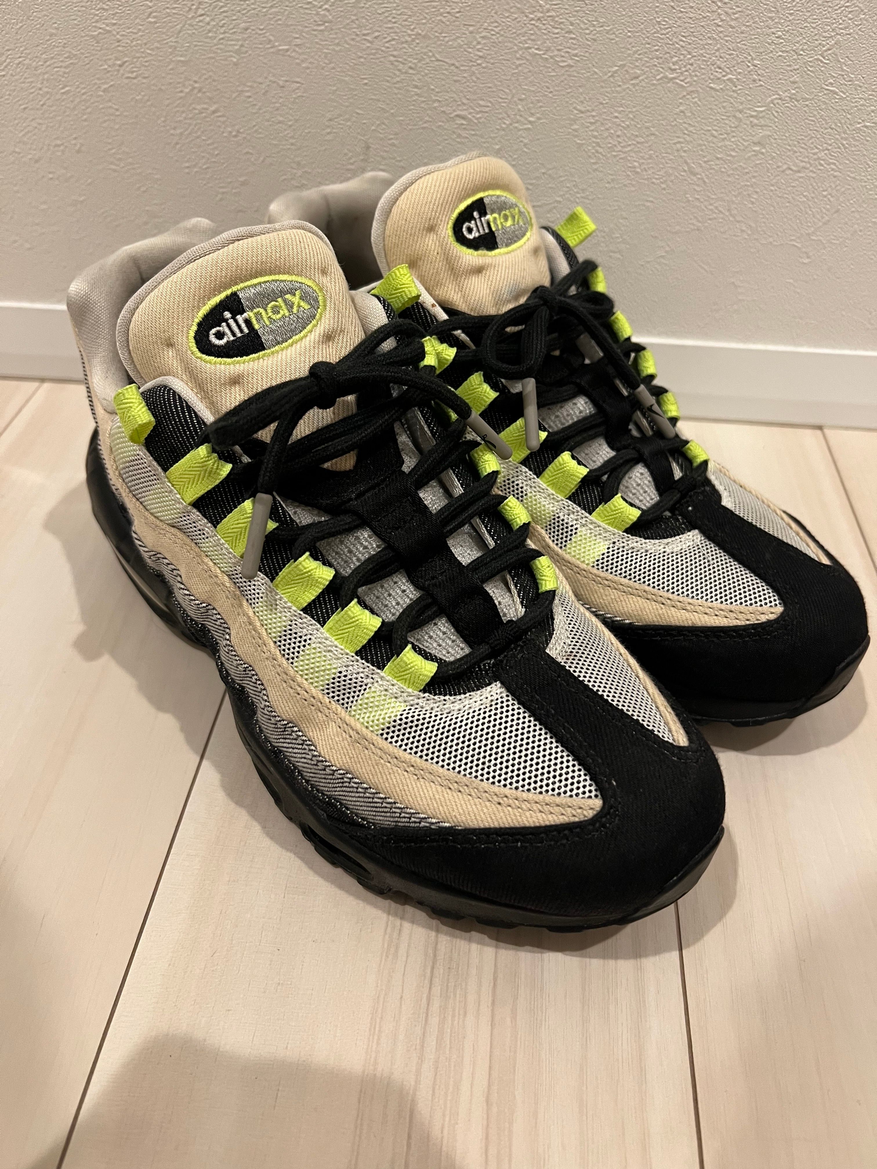 【極小】リーバイス　ナイキ　エアマックス95 ホワイト 24センチ 入手困難!! Nike Air Max 95 'White Silver' Men's (Nike
