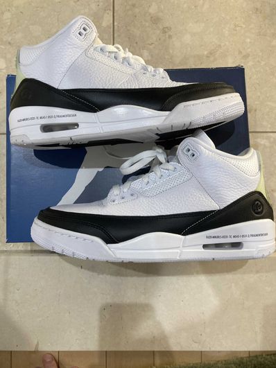 Fragment × Nike Air Jordan 3 "White/Black"