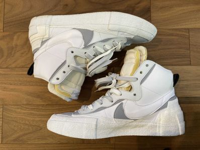 sacai × NIKE BLAZER MID "WHITE/WOLF GREY"