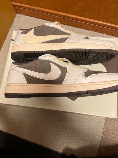Travis Scott × Nike Air Jordan 1 Low OG SP "Reverse Mocha/Sail and Ridgerock"