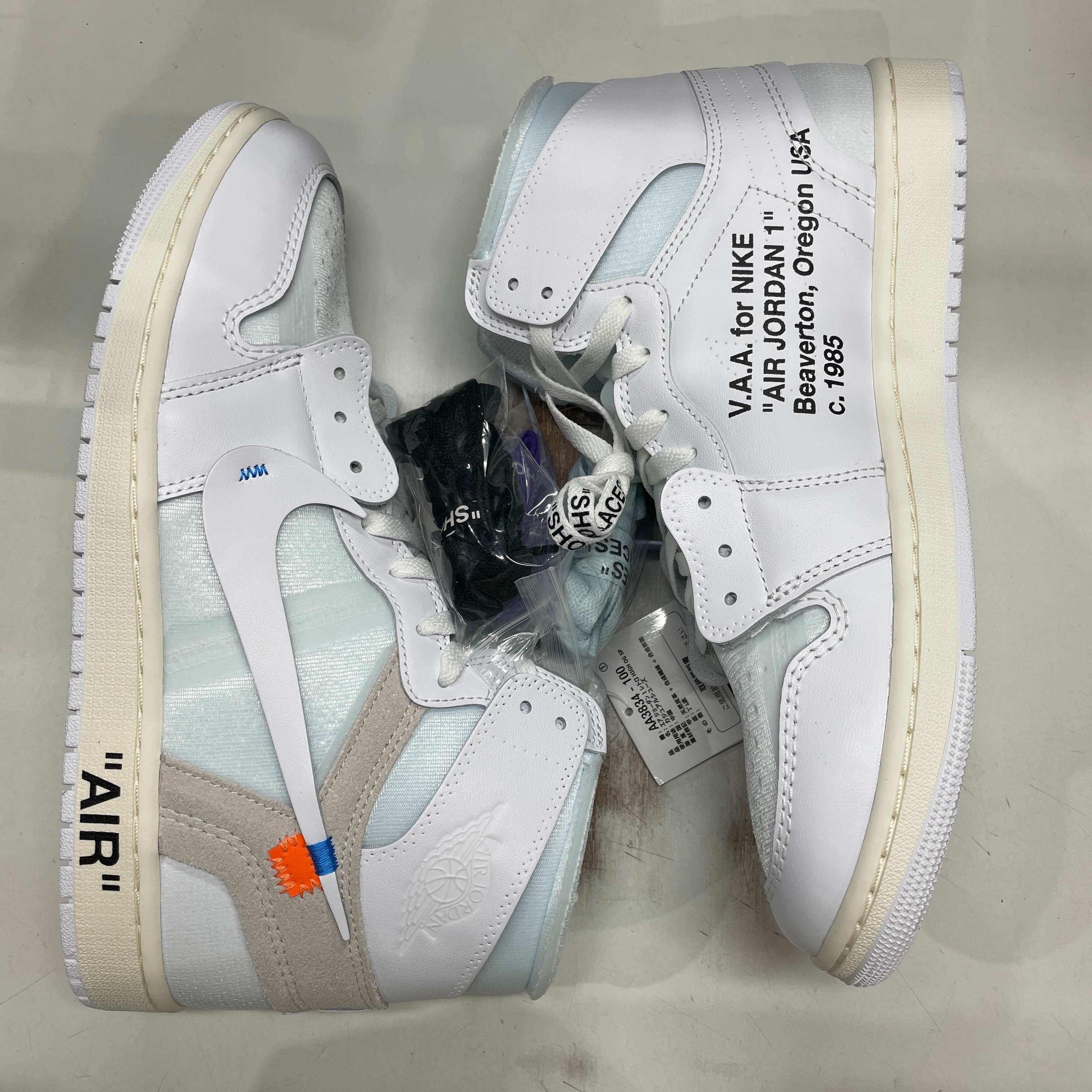 Virgil Abloh Archive (V.A.A.) × Nike Air Jordan 1 Retro High OG "Alaska"