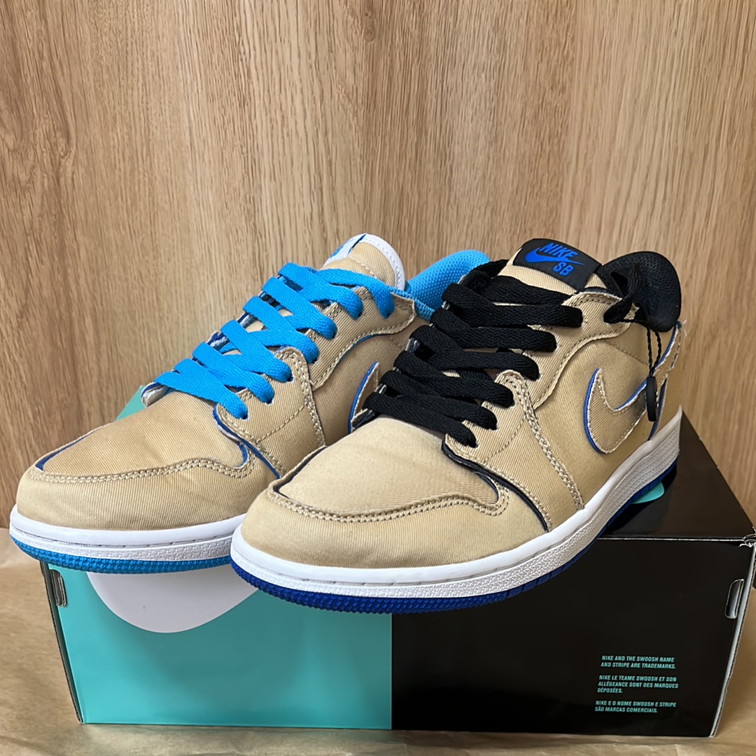Nike SB Air Jordan 1 Low "Desert Ore/Royal Blue"