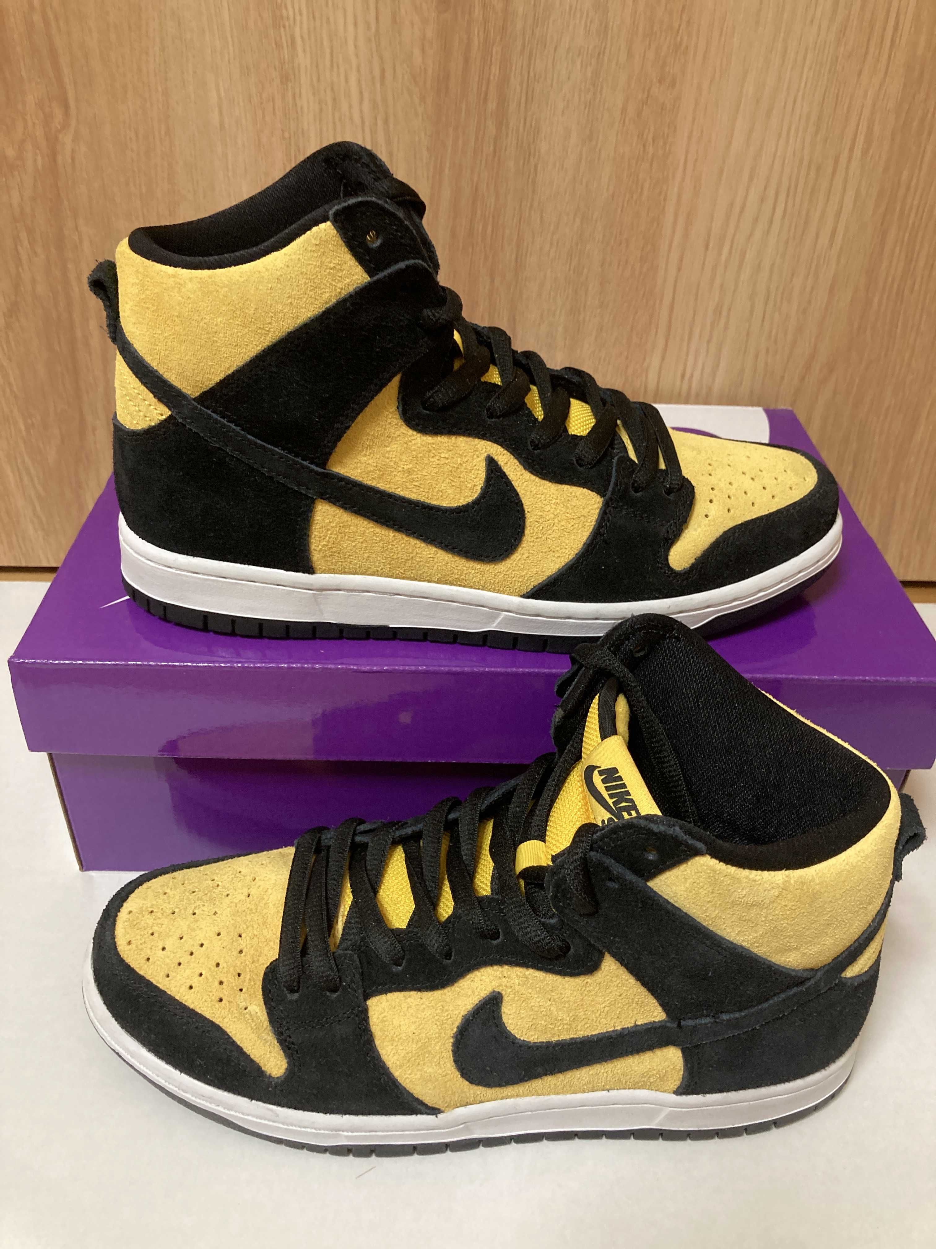 NIKE SB DUNK HIGH "MAIZE AND BLACK"
