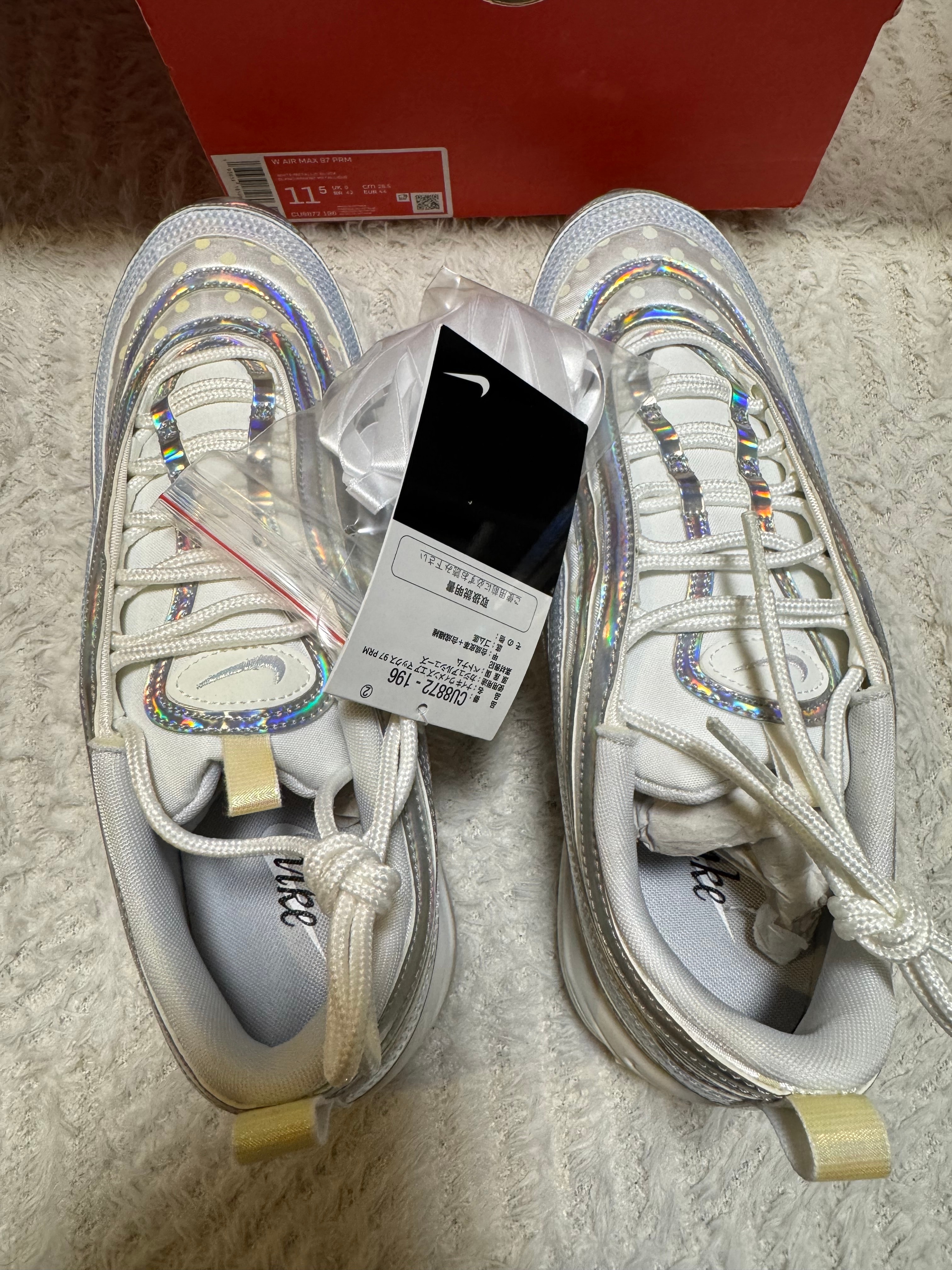 Nike Women's Air Max 97 PRM "White/Iridescent"