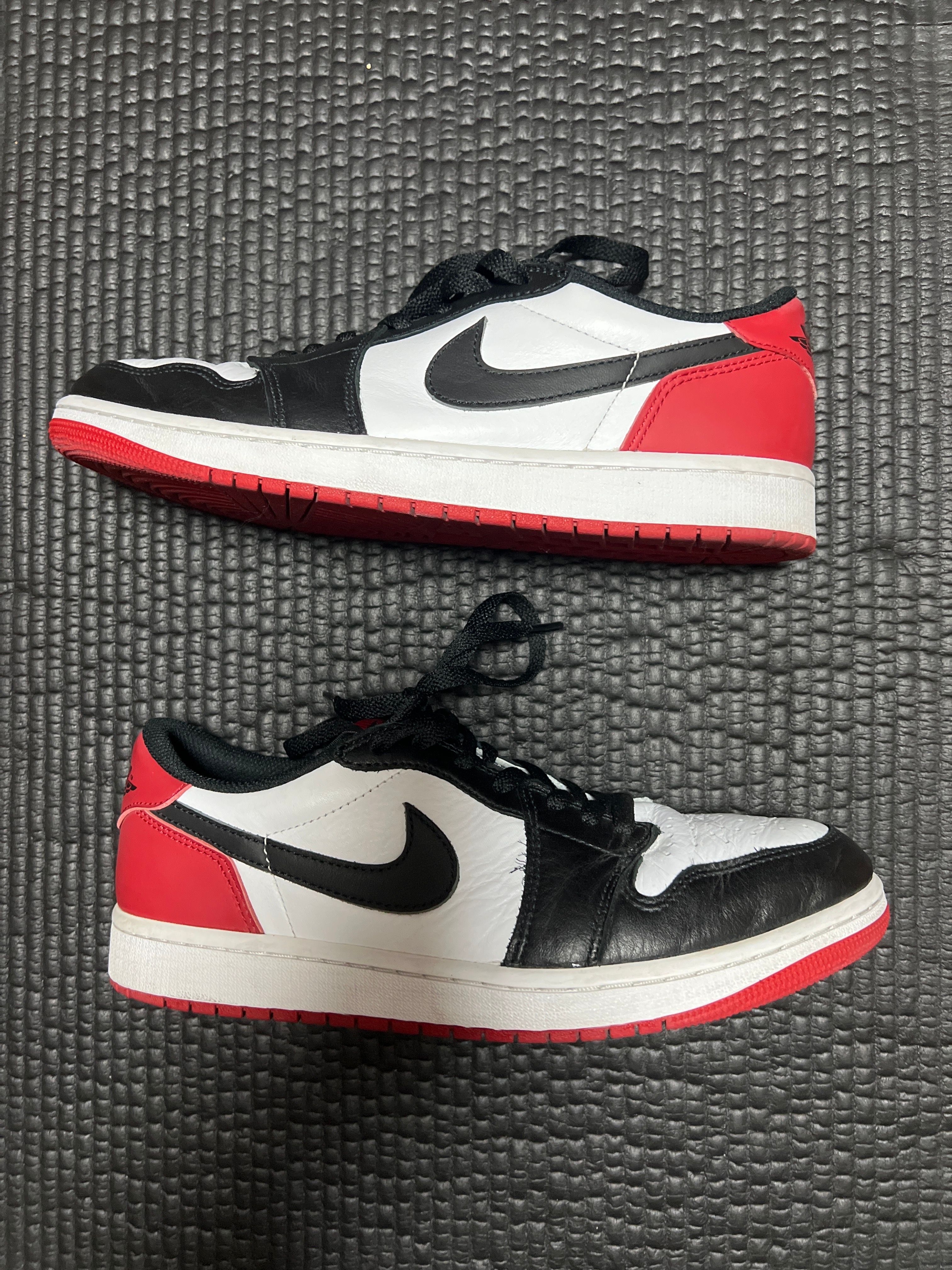 Nike Air Jordan 1 Retro Low OG "Black Toe"