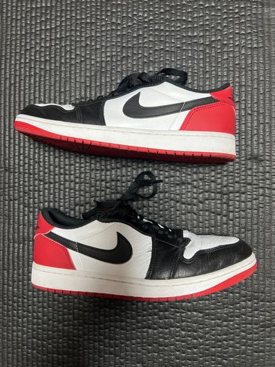 Nike Air Jordan 1 Retro Low OG "Black Toe"