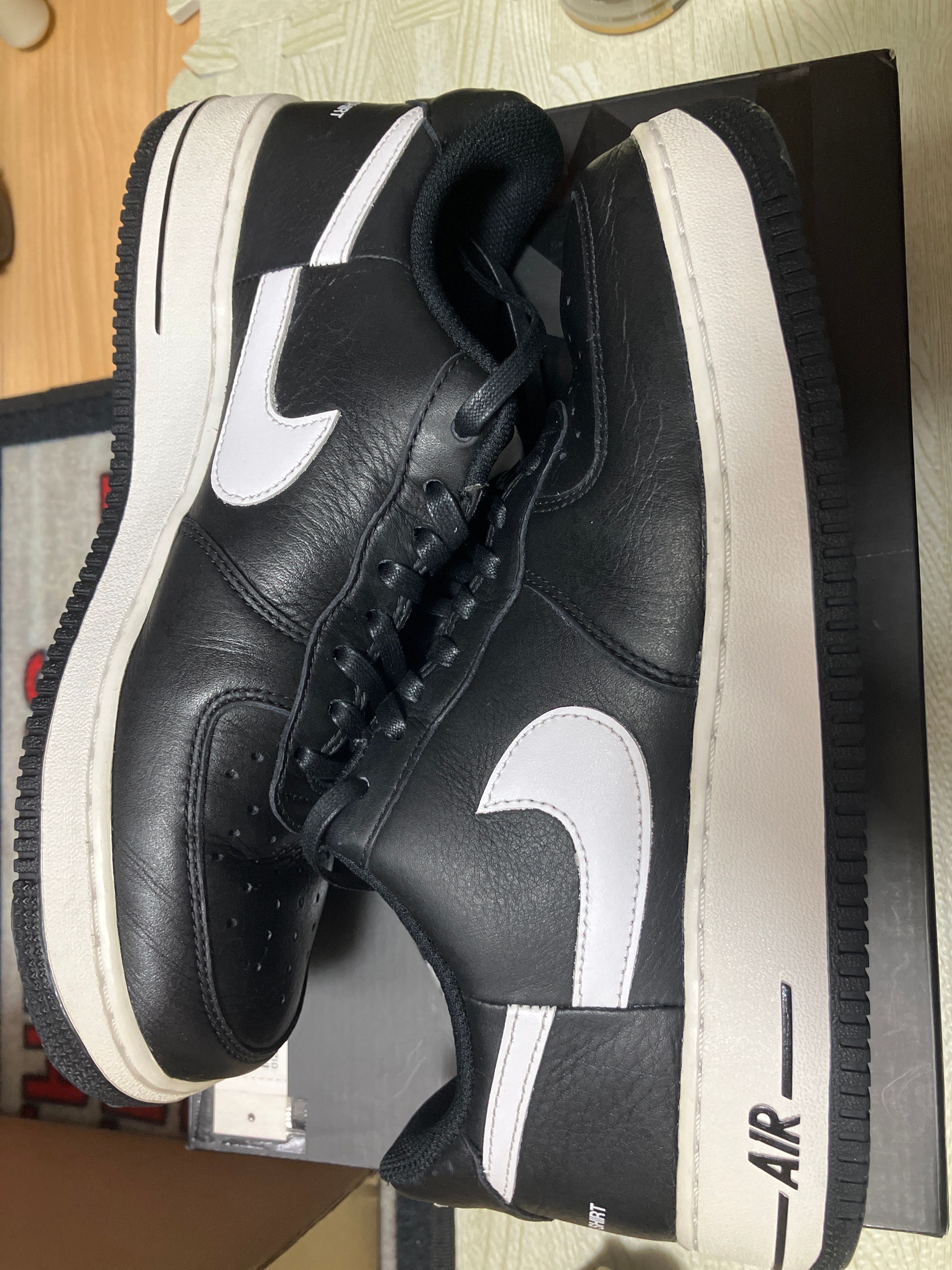 Supreme × COMME des GARCONS SHIRT × Nike Air Force 1 Low "Black/White" (2018)