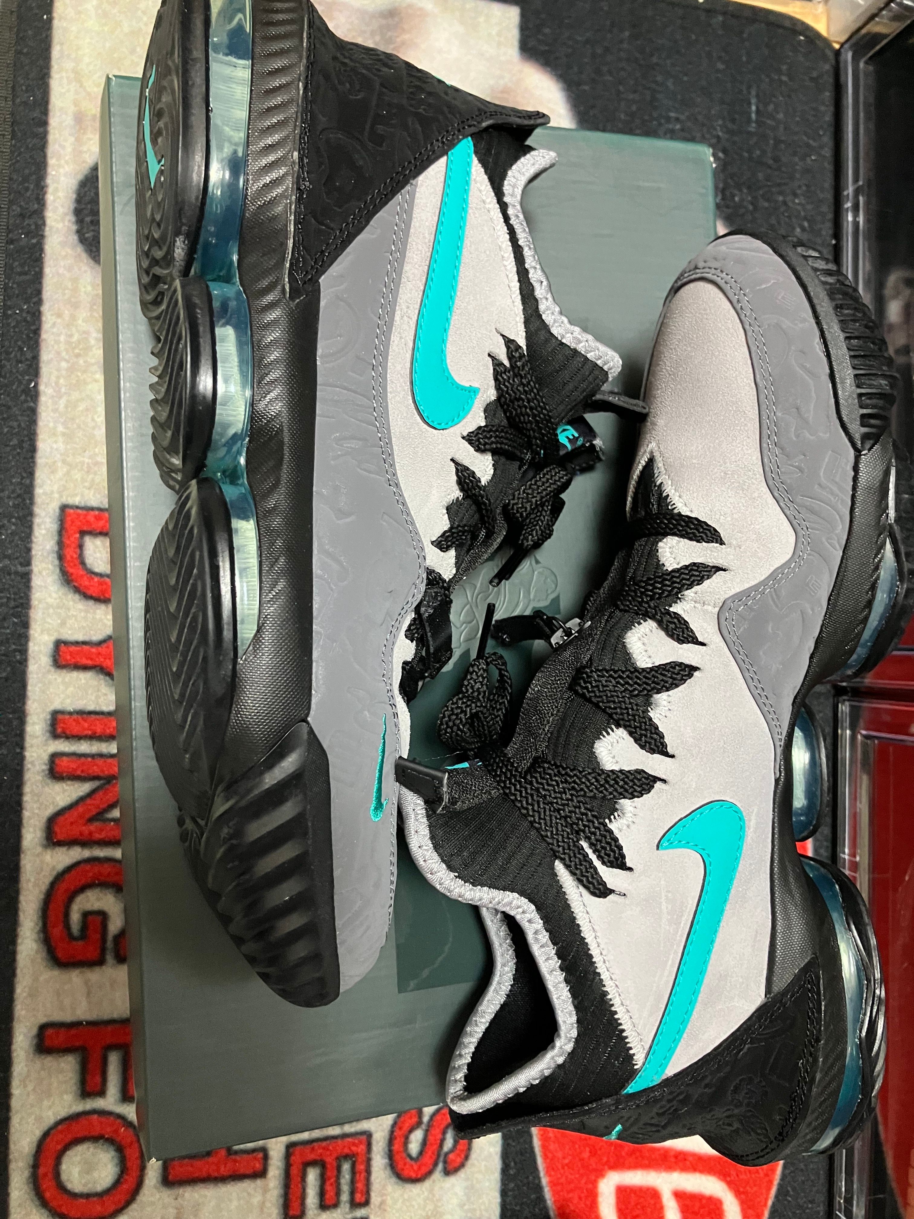 atmos × Nike LeBron 16 "Clear Jade"