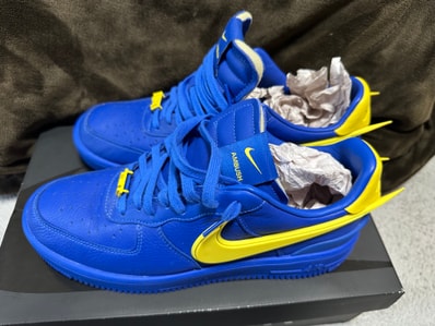 AMBUSH × Nike Air Force 1 Low "Game Royal and Vivid Sulfur"