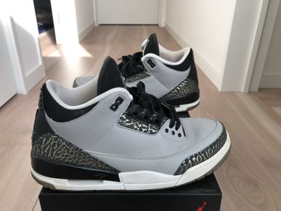 Air jordan retro top 3 wolf grey