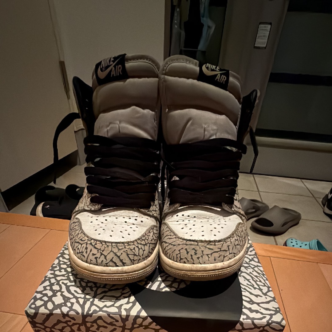 Nike Air Jordan 1 High OG "White Cement/Safari"