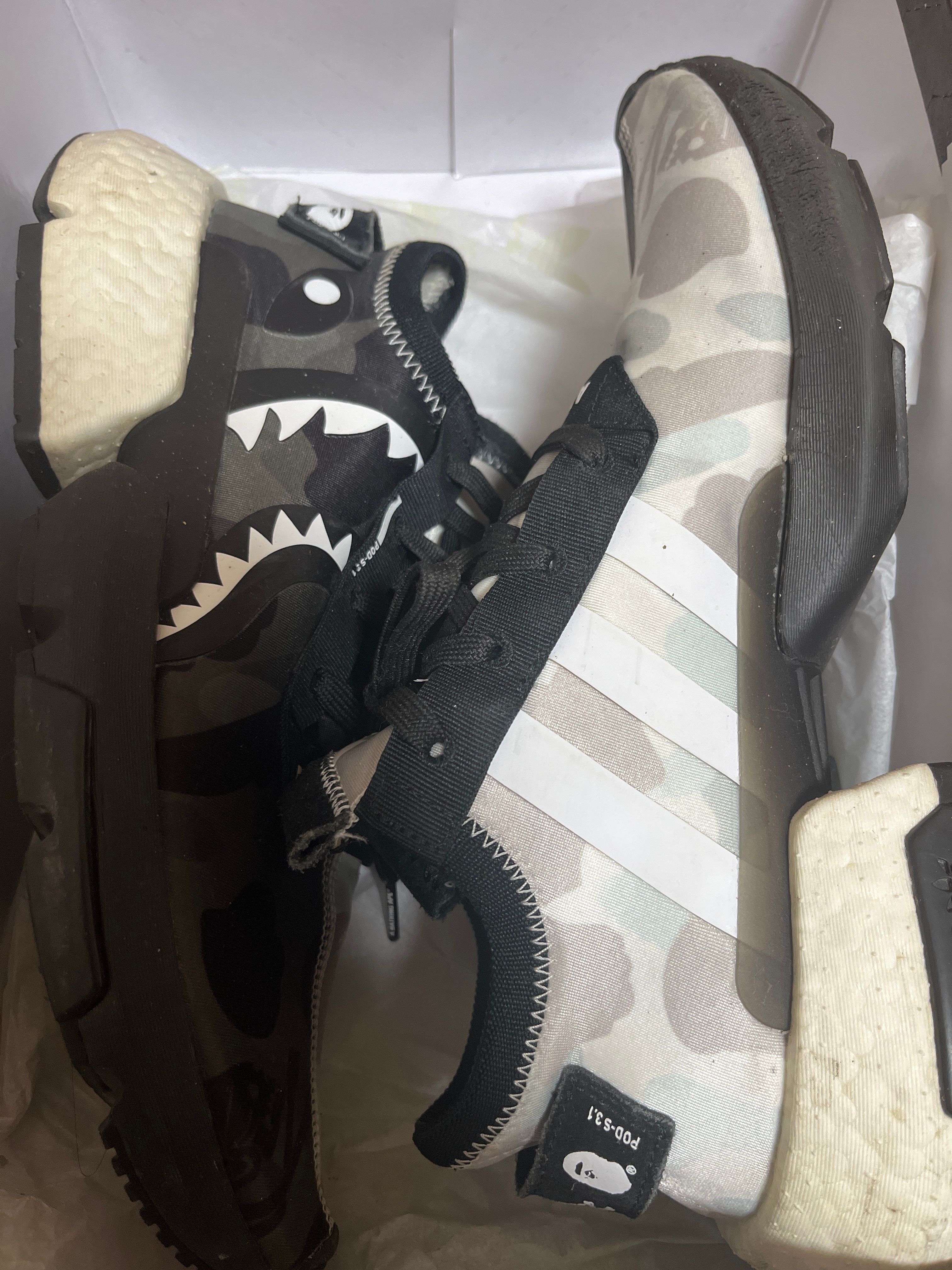 adidas × A Bathing Ape × Neighborhood POD-S 3.1 "Black"